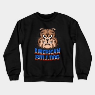 American Bulldog Head Dog Owner Crewneck Sweatshirt